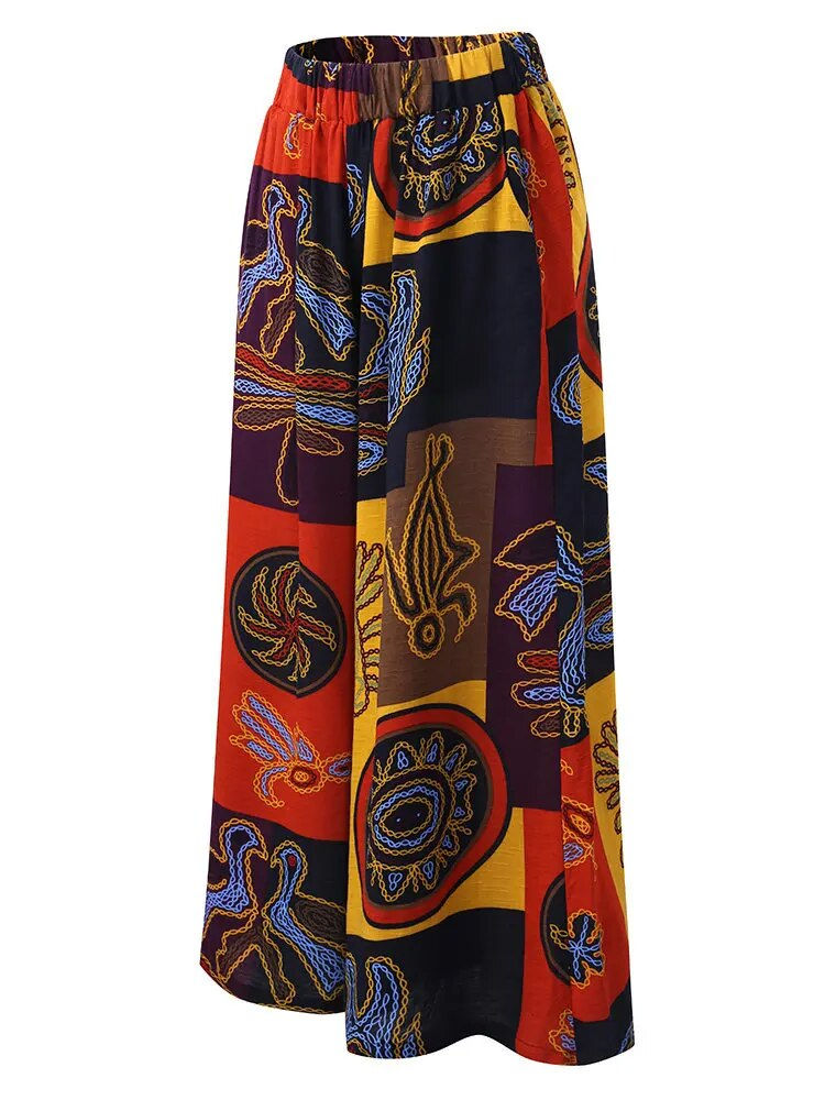 Miniatura: 2022 Ladies 5XL Wide Leg Boho Yoga Harem Pants Gypsy Hippie Thai Boho Court Wom