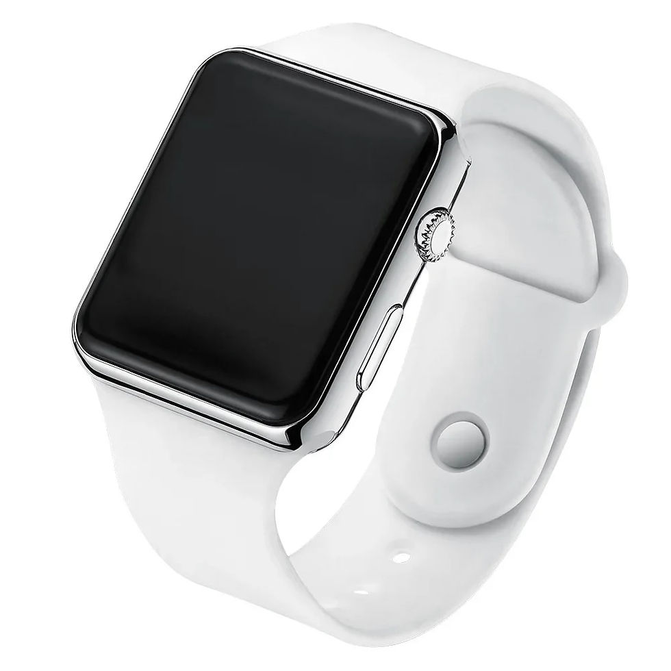 サムネイル： New Motion Watch  LED Electronic Digital Watch for Women and Men  Silicone Band