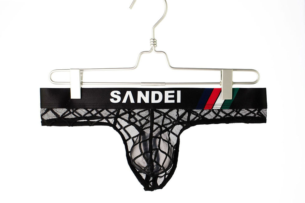 Thumbnail: Men Underwear Brief Sexy Gay Seamless Pouch Briefs Ice Silk Underpants Jock Str