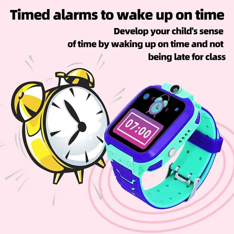 Thumbnail: Q12 Kids Smart 2G Call Phone Watch Waterproof Mother Children GPS Monitor Boy G