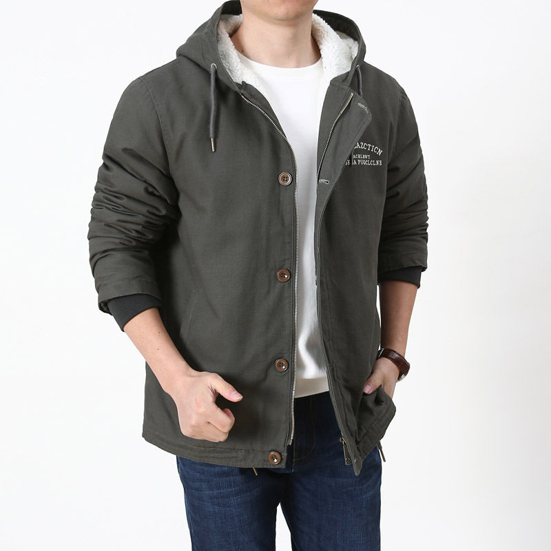 Hình thu nhỏ: Jackets Motorcycle Man Jacket Men's Winter Parkas Coat Hooded Camping Clothing 