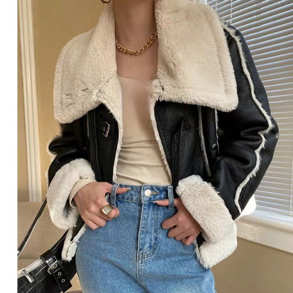 Thumbnail: 2024 New Winter Cashmere Thickened Loose Lamb Coat Female Fur One Fried Street