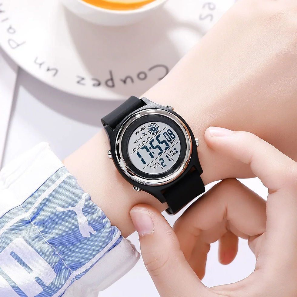 ภาพขนาดย่อ: SKMEI Women Stopwatch Lady Wristwatch 50M Waterproof Shockproof reloj mujer Fas
