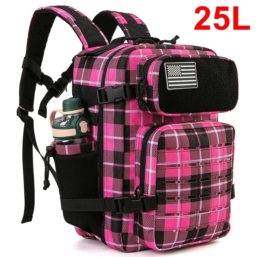 Miniatiūra: QT&QY 25L/45L Tactical Backpack for Men and Women Outdoor Survival Bug Out Bag 