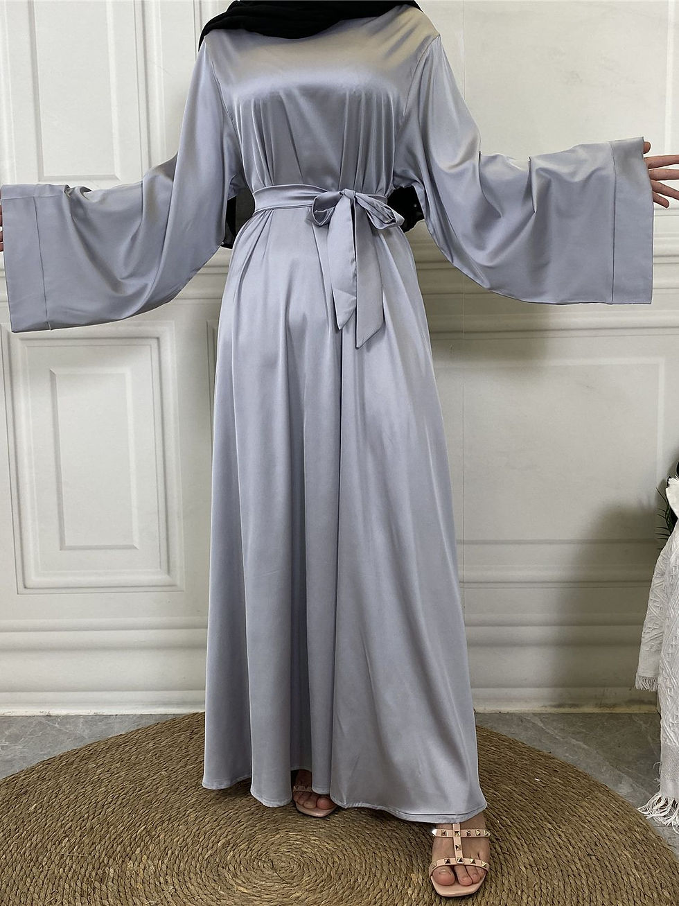 Thumbnail: New Muslim Turkish Abayas Jalabiyat Women Ramadan Clothes Moroccan Caftan Party
