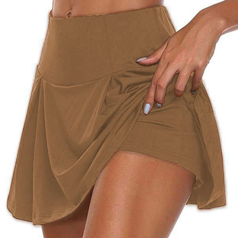 ภาพขนาดย่อ: Women Sport Shorts Skirts Summer Breathable Casual Fitness Quick Drying Running