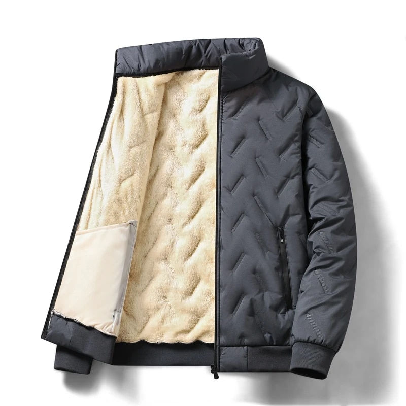 Thumbnail: 2023 Autumn Winter Jacket Men Fleece Warm Thicken Jackets Waterproof Outdoor Ca