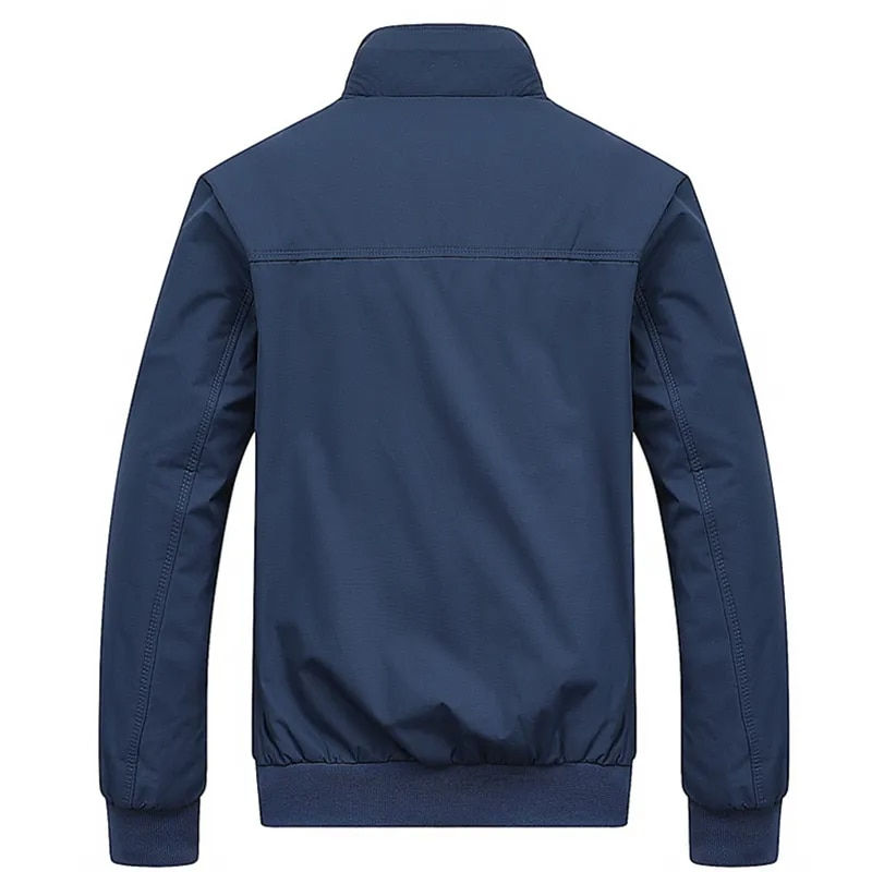 Thumbnail: 2023 Spring Autumn Casual Solid Fashion Slim Bomber Jacket Men Overcoat New Arr