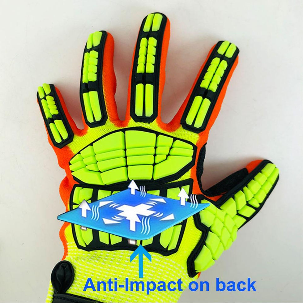 Thumbnail: NMSafety Anti Vibration Protective Work Gloves Cut Resistant High Quality with 