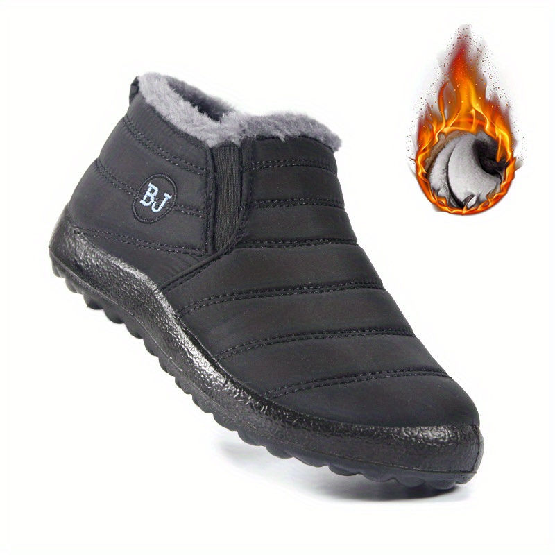 Thumbnail: Women's Waterproof Non-slip Warm Snow Shoes, Comfortable Low Top Hiking Shoes