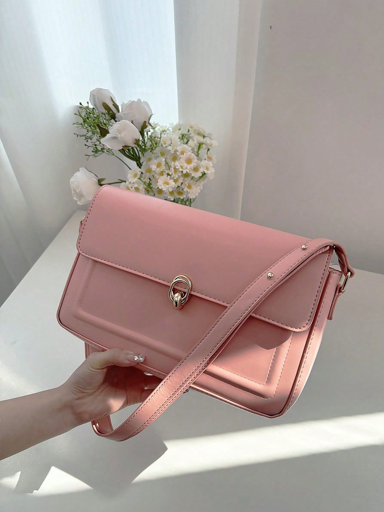 Retro women's 2024 new high-end texture niche underarm bag, crossbody shoulder