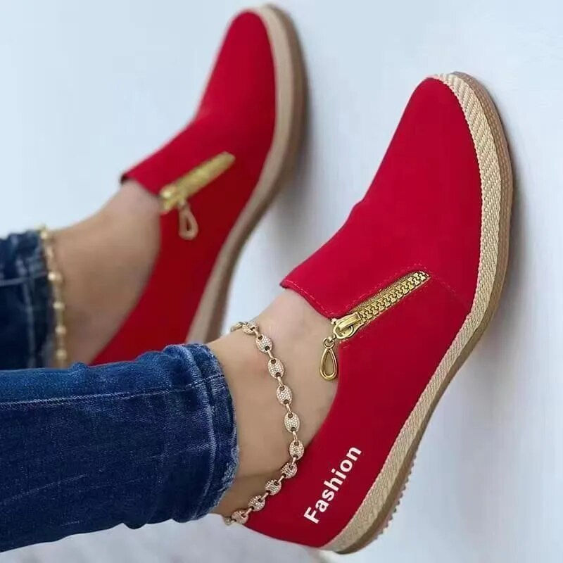 Thumbnail: Women Flats Sports Shoes 2022 New Autumn Designer Classic Walking Casual Sneake