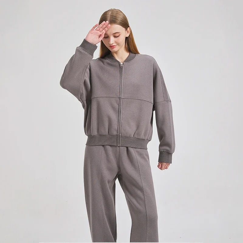Thumbnail: TRAF ZR Zipper Cardigan Sets To Dress Woman Tracksuit Suits Fall Outfits Women 