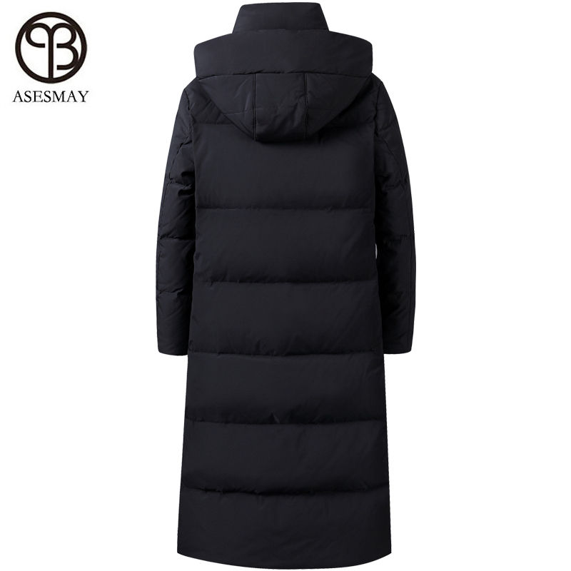 Thumbnail: Asesmay 2021 brand clothing men down jacket winter coats thick warm fashion x-l