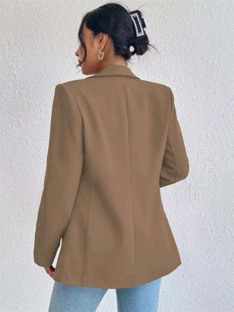 섬네일: Women's Blazer 2024 Spring New in Korean Fashion Elegant Commuter Casual Jacket