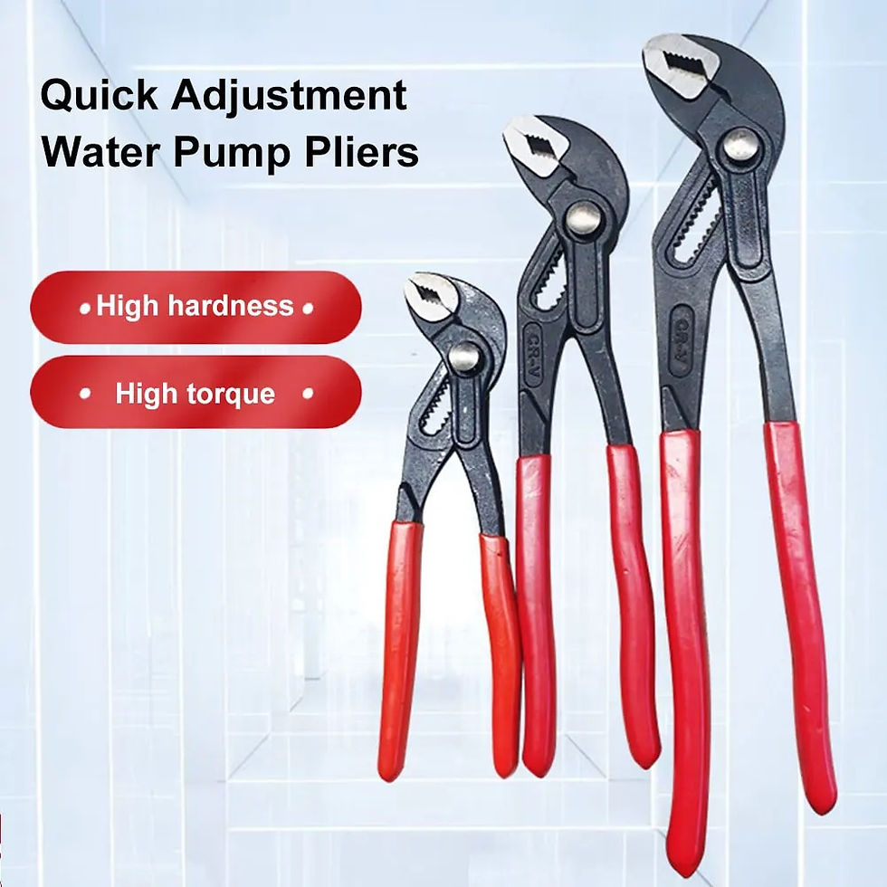 サムネイル： 7/10/12 Inch Plumbers Pipe Wrench Sliding Groove Design Pliers with Comfort Gri
