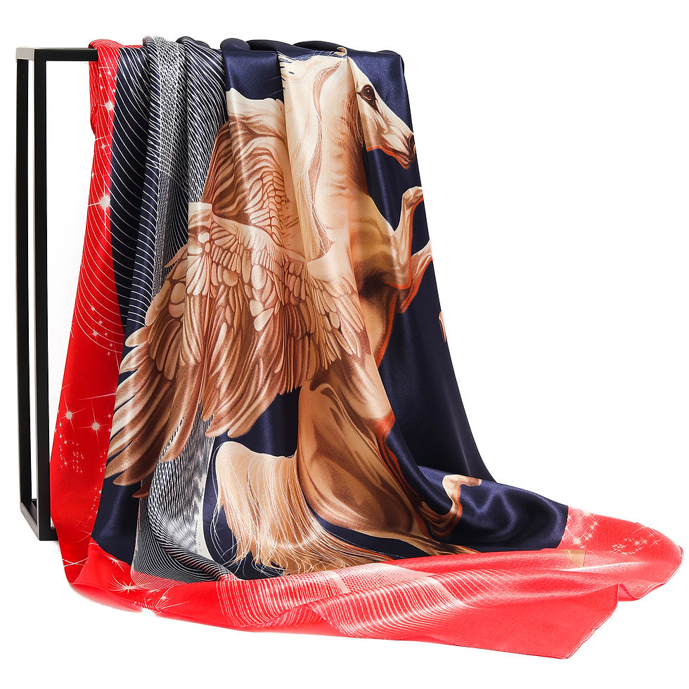 Thumbnail: 90*90cm Women Scarf Silk Feeling Hair Neck Square Brand Office bandanna muffler