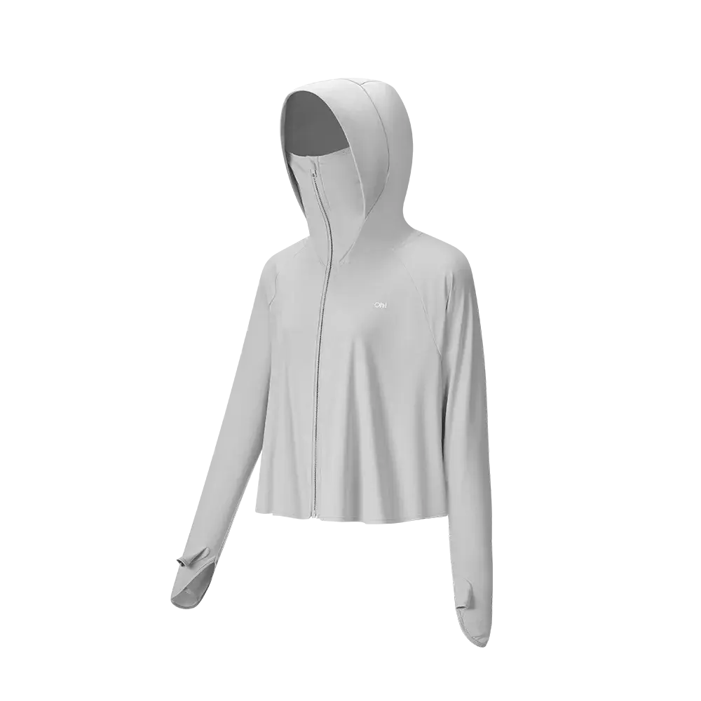 OhSunny Women Skin Coat Hooded Sun Protection Anti-UV UPF1000+ Clothing Breatha