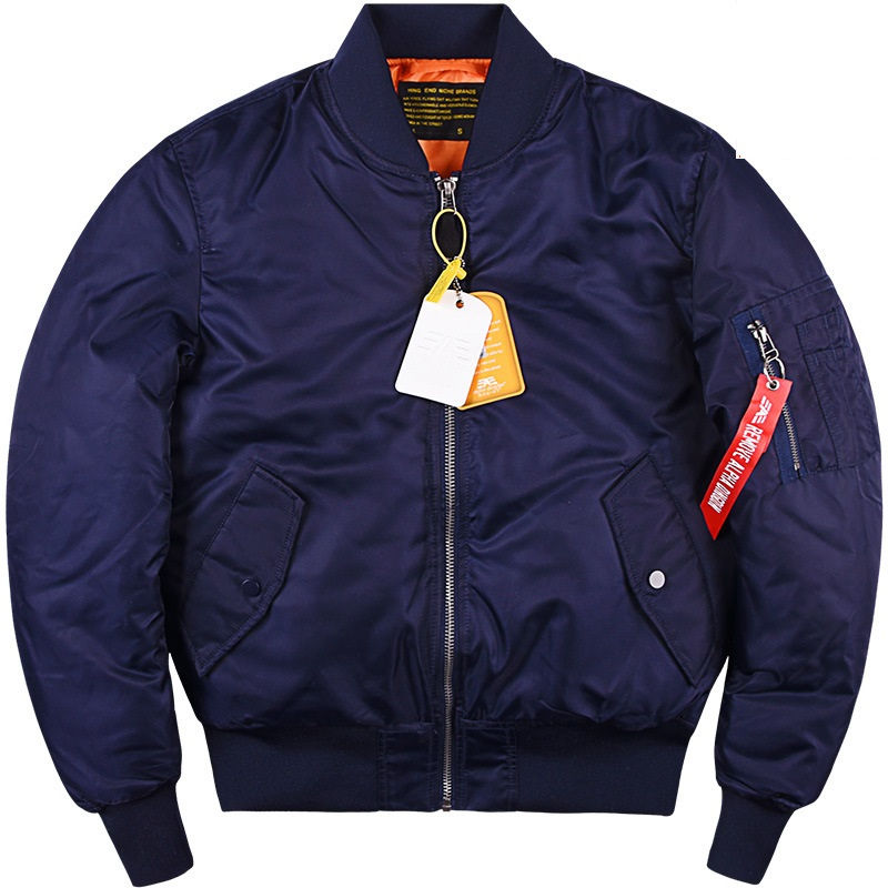 Thumbnail: New Alpha Martin Winter Autumn MA1 Bomber Jacket Men's Thick Army Military Tact