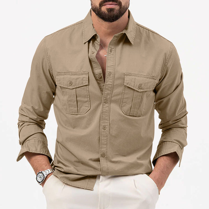 Thumbnail: 2024 summer Europe and the United States vintage cargo men's advanced multi-poc