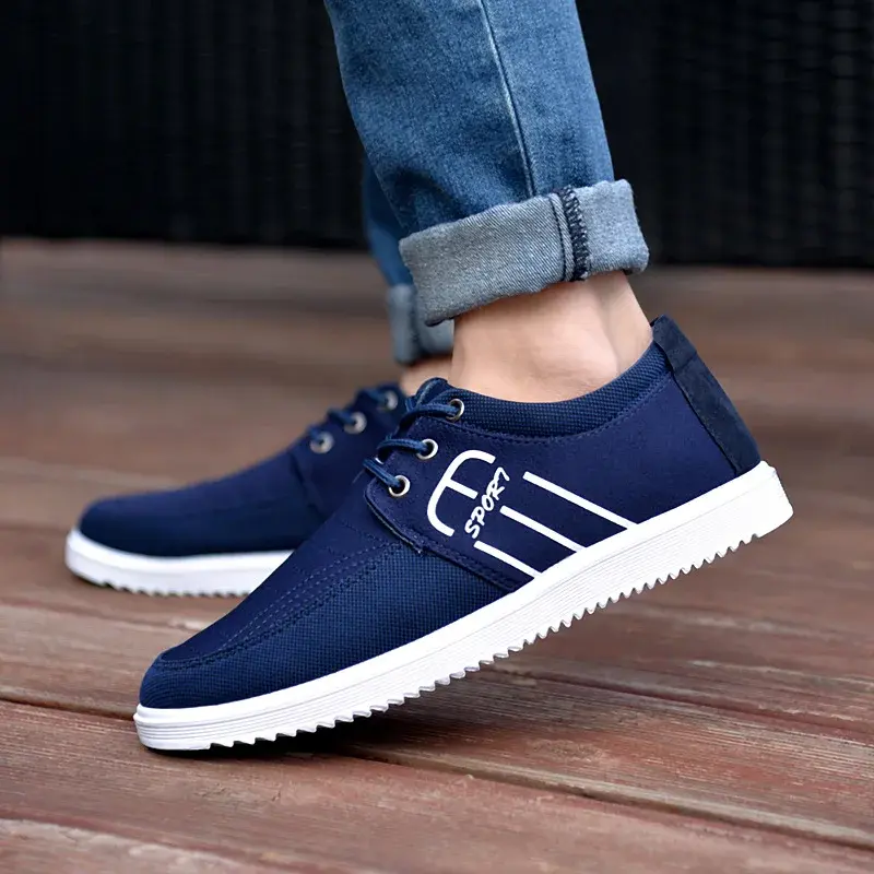 Thumbnail: New Casual Canvas Shoes for Men Lightweight Sports Breathable Shoes Men's Class