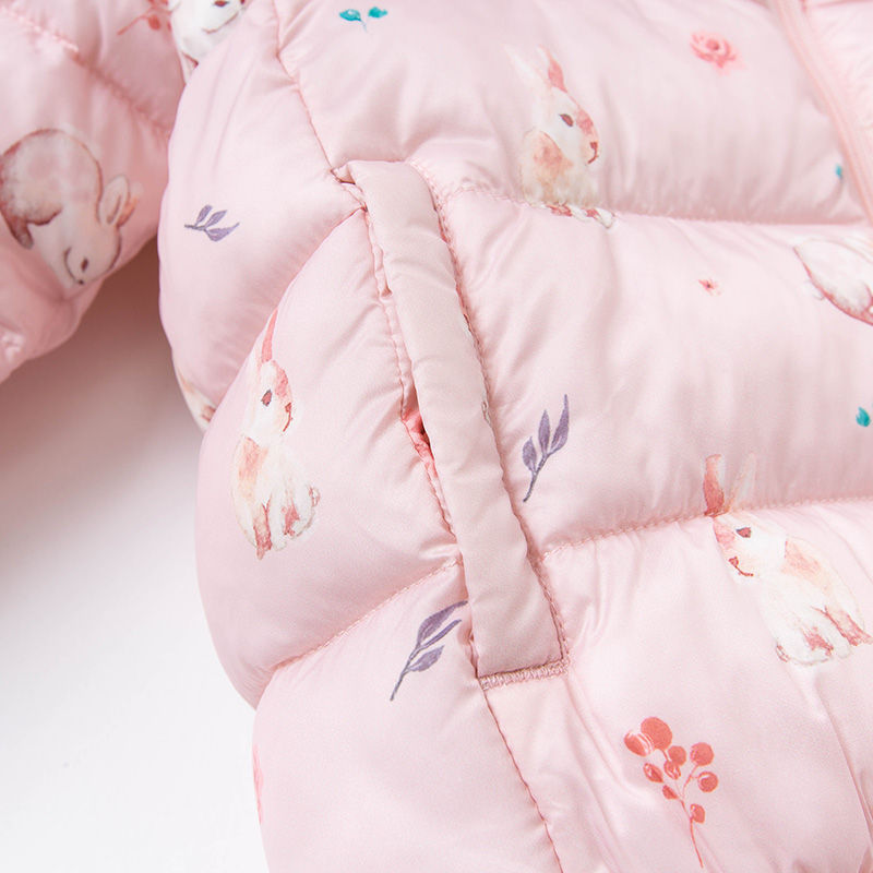 Thumbnail: DBZ16328 dave bella winter baby unisex fashion cartoon print pockets hooded pad