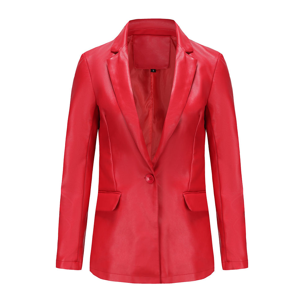 Miniaturbild: 2024 Spring Autumn Women's Fur Coats Female Suit Jacket Women's Single Button C