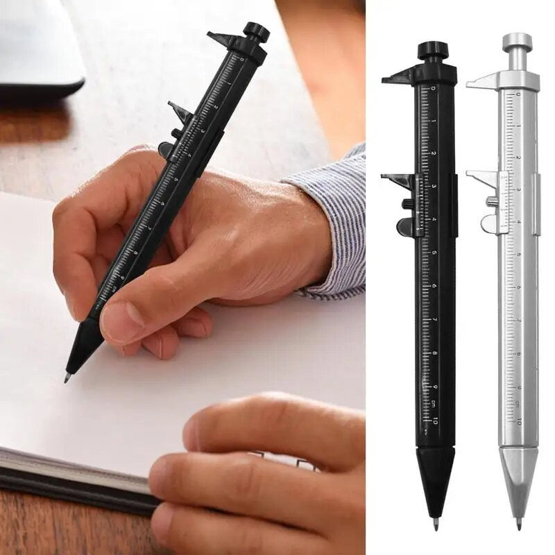 Thumbnail: Multifunction Caliper Ruler 0-100 Vernier Caliper Ball-Point Stationery Pen Bal