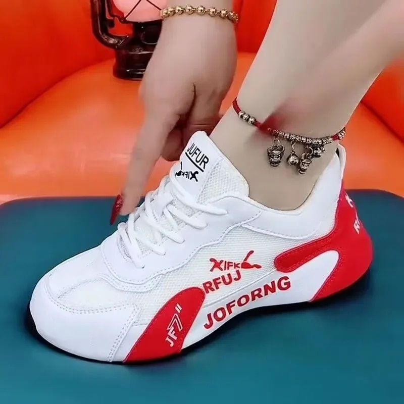 Thumbnail: New Women's Casual Sports Shoes Fashion Couple Models Unisex Breathable Mesh Ou