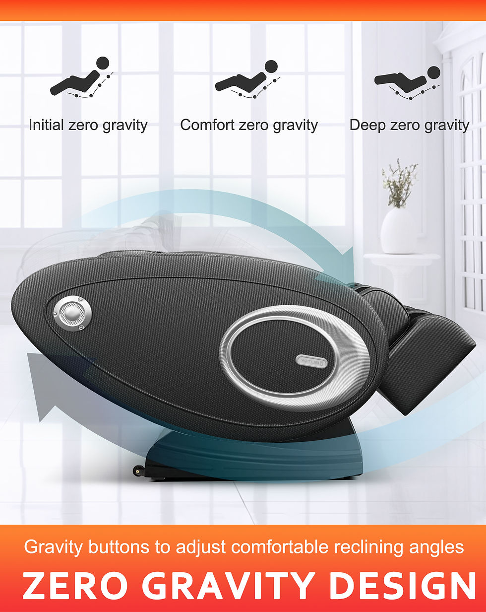 Thumbnail: Full Body Massage Chair with Heating, Massage Chair Recliner with Zero Gravity,