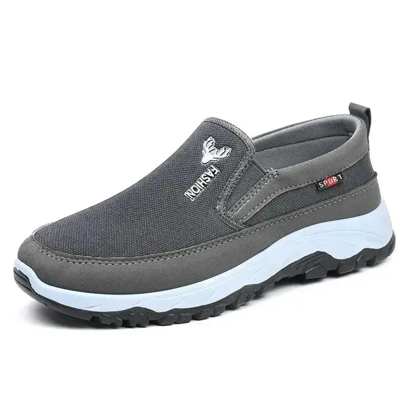 Μικρογραφία: Men's Canvas Shoes with Soft Soles Casual Breathable Comfortable Sliding Sleeve
