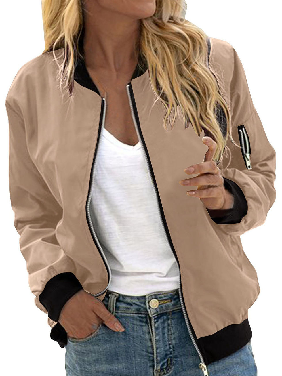 Thumbnail: European and American casual outerwear women's 2024 spring new product solid co
