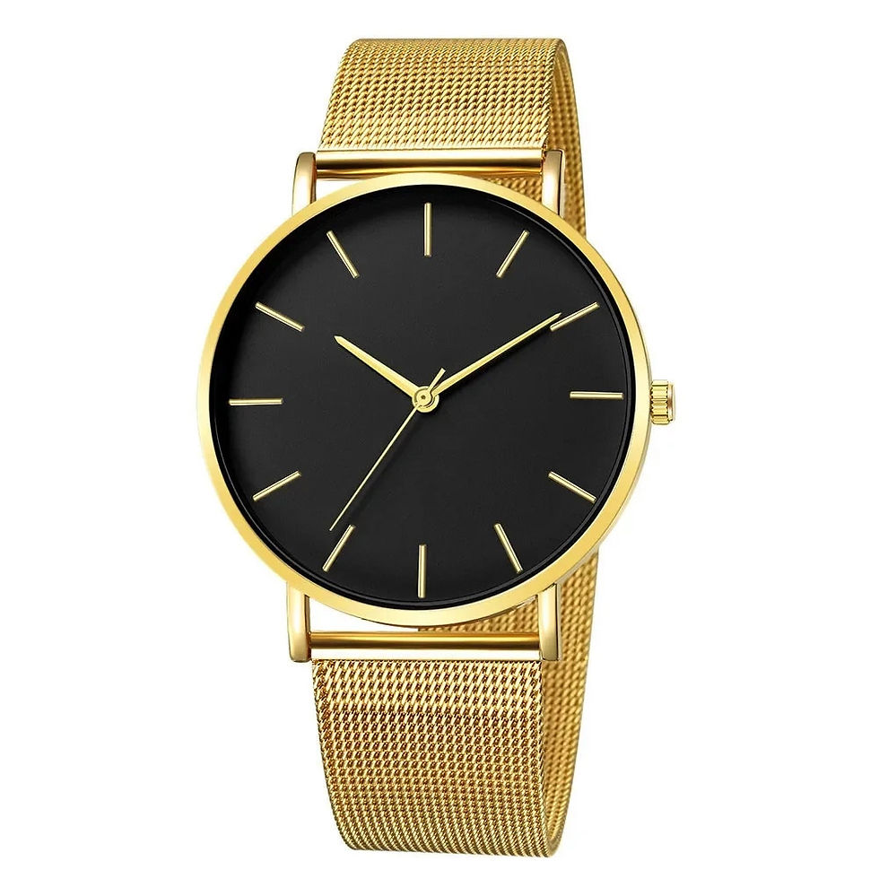 Thumbnail: Leisure Simple Women Watch 2024 Vintage Mesh Belt Ultra-thin Fashion Relojes Pa
