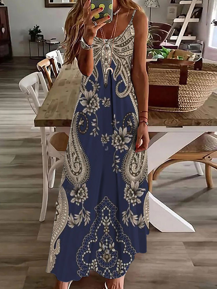 Thumbnail: Spring/Summer 2024 Women's Casual Dress Everyday Street Fashion Sleeveless Dres