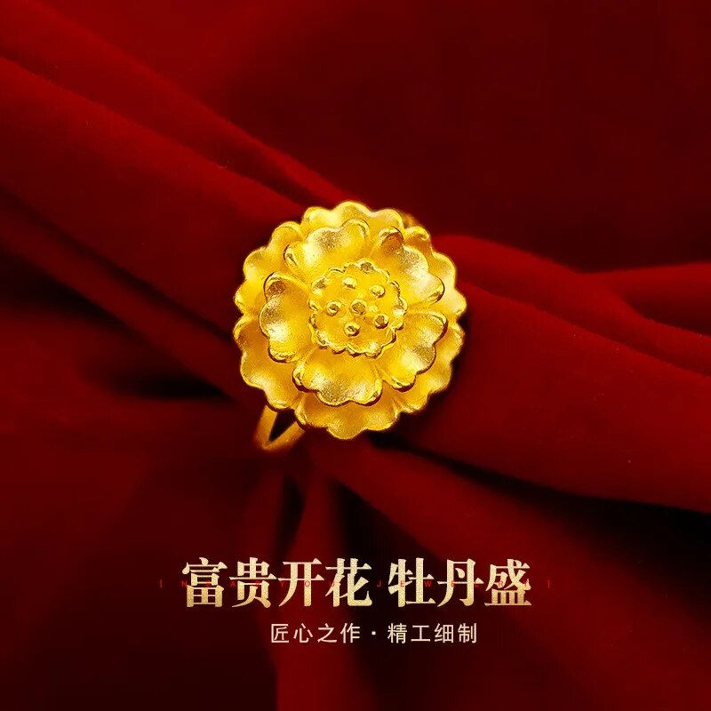Thumbnail: KISS&FLOWER RI14 Fine Fashion Jewelry Wholesale Fashion Woman Man Lovers Birthd