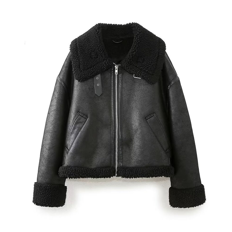 Thumbnail: UNIZERA 2023 Autumn/Winter New Women's Wear New Fashion, Casual, Versatile Leat