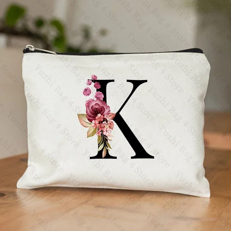 Miniatyrbilde: A-Z Alphabet Cosmetic Storage Bag Initial Graduation Gifts for Teacher Flowers 