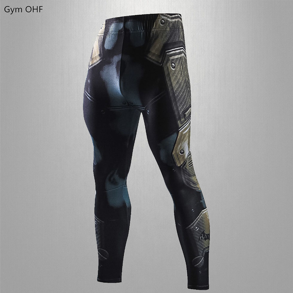 Thumbnail: Super Hero 3D Thermal Casual Pants Men Brand Compression Tights Skinny Leggings