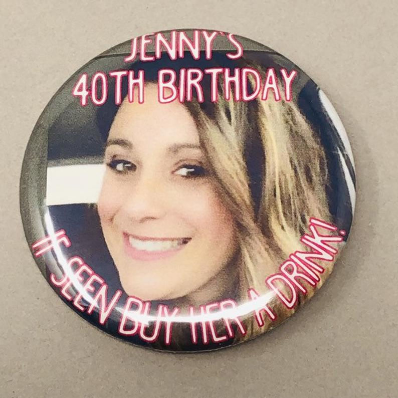 Miniature : Personalized Custom Any Photot Pins Brooche For Women Men Gifts Cartoon Charact