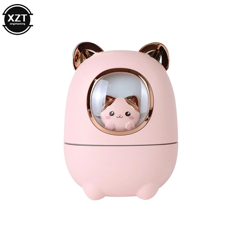 Thumbnail: Cartoon Cat Air Humidifier Cute Silent USB Recharging Diffuser Aroma Essential