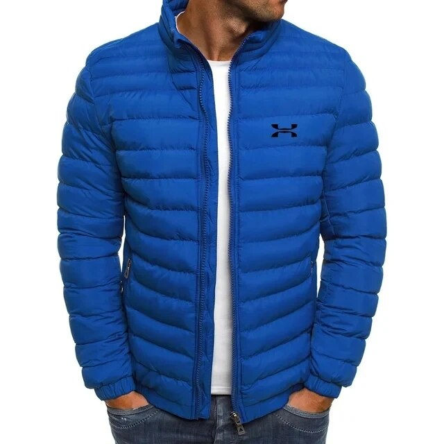 Miniatura: 2023 Winter Jacket Men's Standing Collar Warm Parka Street Fashion Casual Baseb