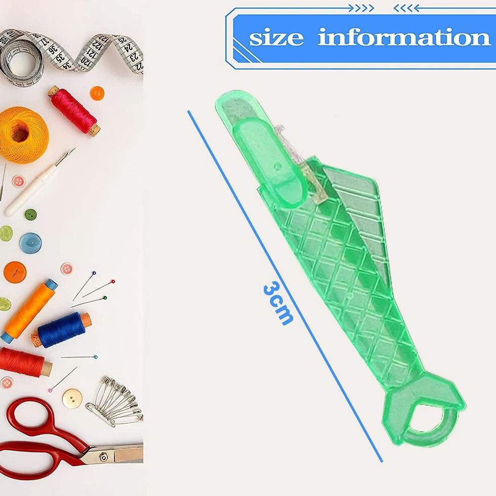 Miniatura: 20Pcs Automatic Needle Threader DIY Tool Home Hand Sewing Machine Device Thread