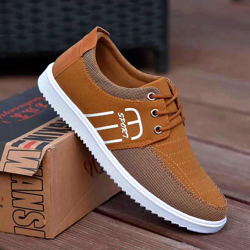 Thumbnail: New Casual Canvas Shoes for Men Lightweight Sports Breathable Shoes Men's Class
