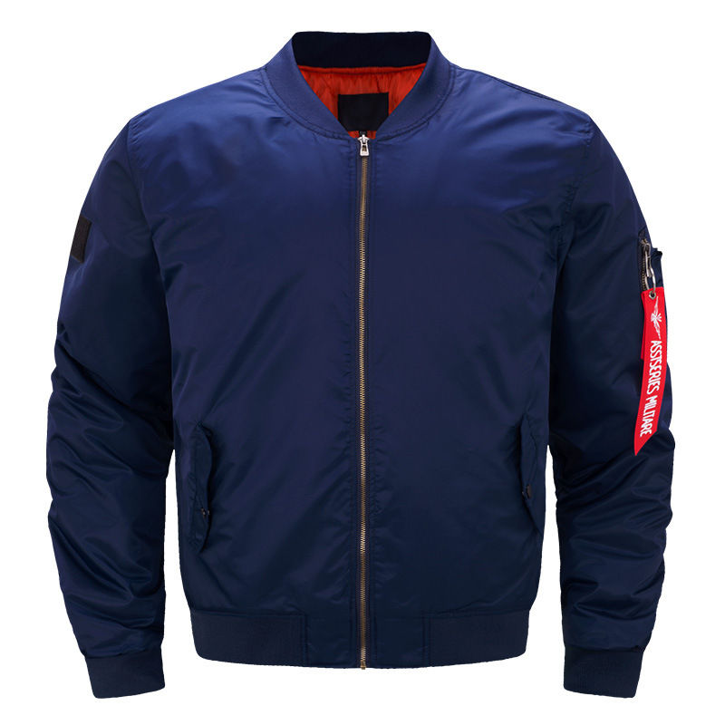 Thumbnail: New pilot Air men bomber jacket Mens Military Bomber Jackets Men Casual Solid Z