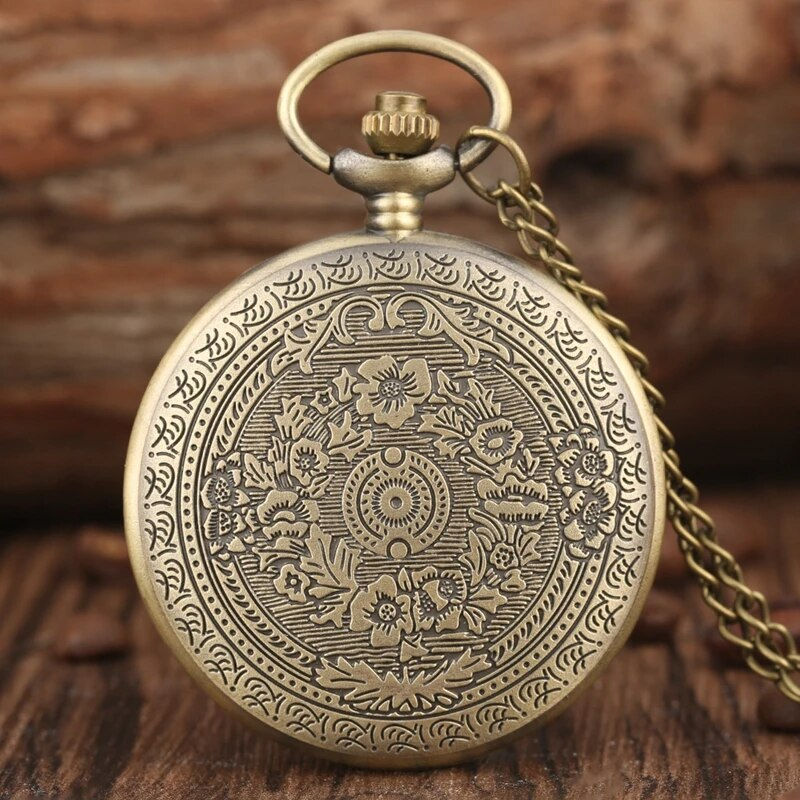 תמונה ממוזערת: Hot Movie Extension King's Cross London 9 3/4 Platform Quartz Pocket Watch Bron
