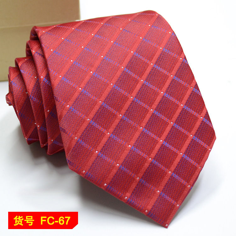 Thumbnail: 67 Styles Men's Ties Solid Color Stripe Flower Floral 8cm Jacquard Necktie Acce