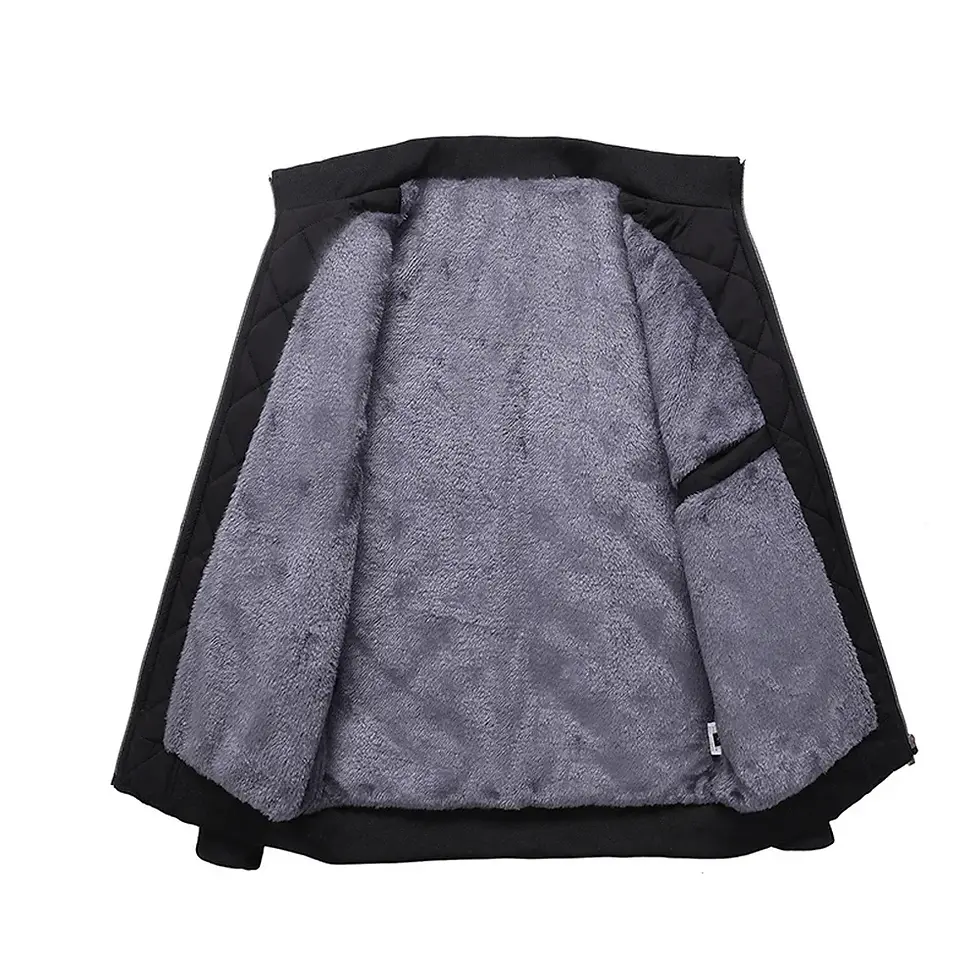 Thumbnail: 2024 Brand New Slim Fit Coat Autumn Winter Bomber Jacket Men Diamond Pattern Fl