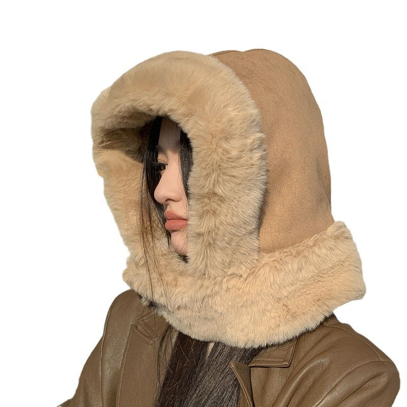Thumbnail: Plush Hat Cute Female Thickened Warm