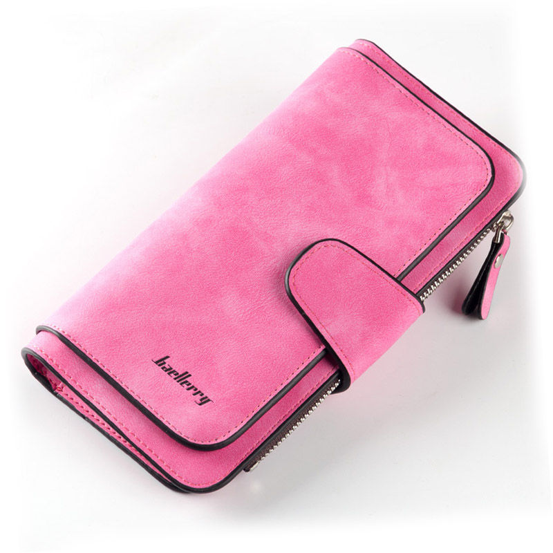 Thumbnail: 2023 Women Wallets Fashion Long PU Leather Top Quality Card Holder Classic Fema