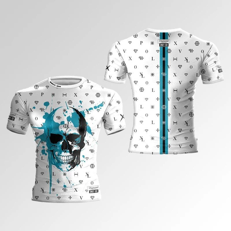 Miniatura: 3D Printing Robot Print Fashion Men's T-shirt Summer New Short-Sleeved Sweatshi